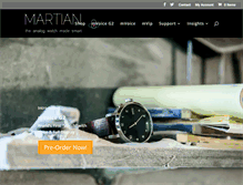 Tablet Screenshot of martianwatches.com